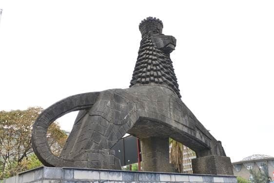 Lion of Judah statue in Addis Ababa