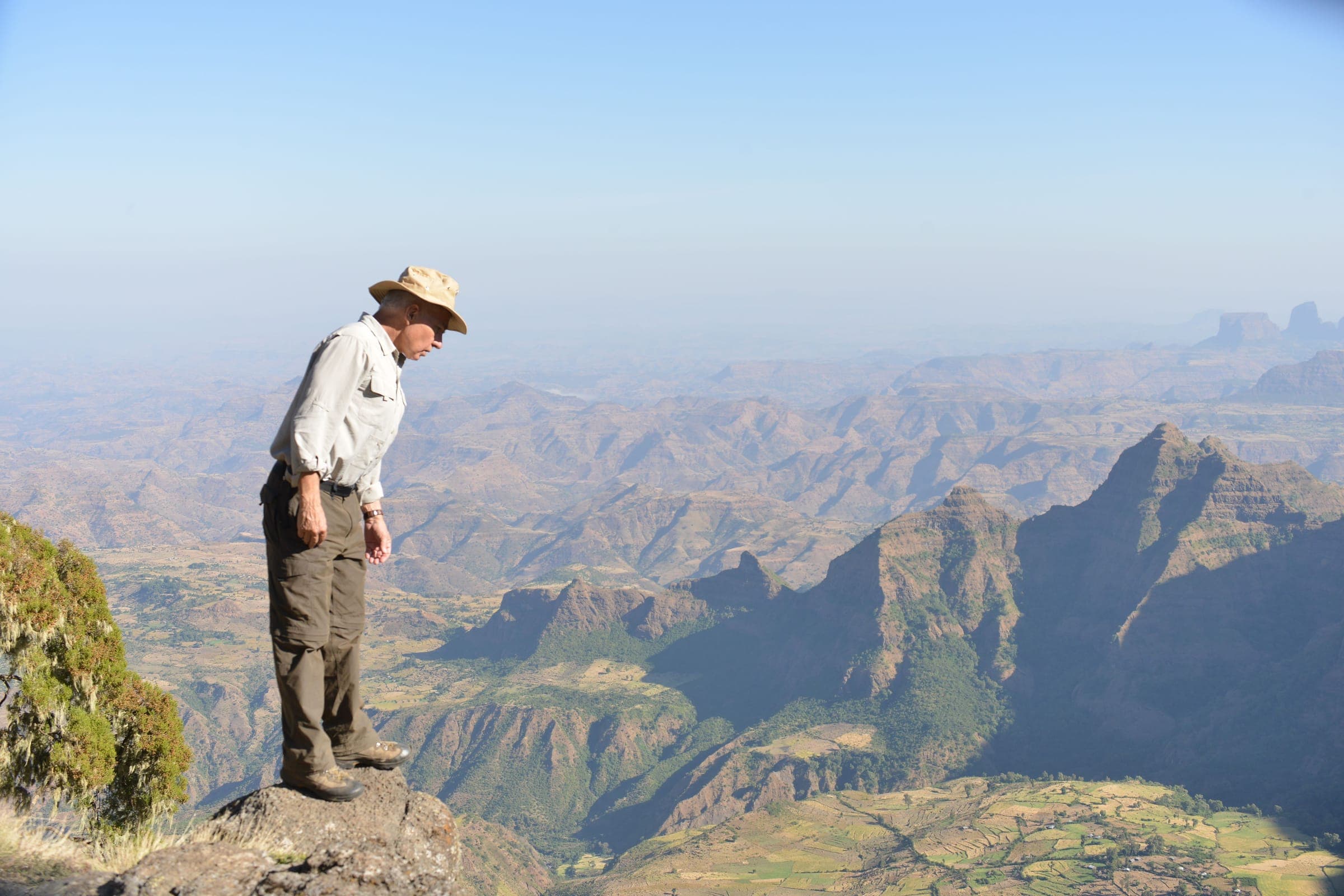 The Simien escarpment